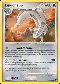 Great Encounters Linoone #43 card