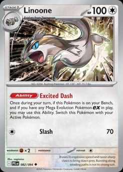 Phantasmal Flames Linoone #82 card