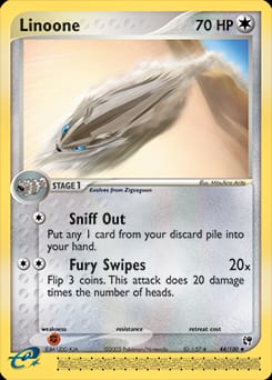 Sandstorm Linoone #44 card