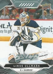 2019-20 Upper Deck MVP Base Set Linus Ullmark #172 card