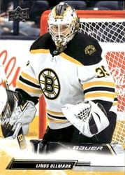 2022-23 Upper Deck Base Set Linus Ullmark #18 card