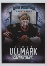 2025-26 Upper Deck Credentials Now Starring Linus Ullmark #NS-8 card