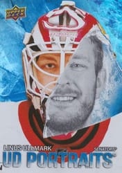 2025-26 Upper Deck UD Portraits Linus Ullmark #P-23 card
