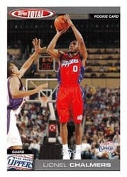2004-05 Topps Total Base Set Lionel Chalmers #312 card