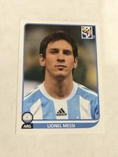 Lionel Messi 2010 Panini South Africa FIFA World Cup Sticker card