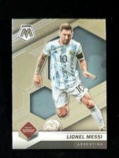 2021 Panini Mosaic Road to FIFA World Cup Montage Lionel Messi #10 card