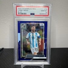2022 Panini Donruss Lionel Messi #10 card
