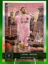 2023 Topps Chrome MLS Big City Strikers Lionel Messi #BCS-7 card