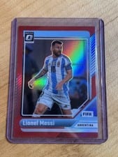 2024 Panini Donruss Lionel Messi Red Optic #80 card