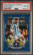 2024 Panini Prizm Copa America Lionel Messi Blue #1 card