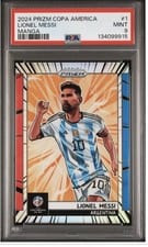 Lionel Messi 2024 Panini Prizm Copa America Manga #1