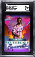 2024 Topps Chrome MLS South Beach Superstar Lionel Messi #SB-3 card