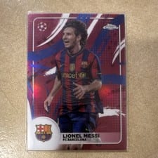 2024 Topps Chrome UEFA Soccer Brush Lionel Messi #SB-10 card