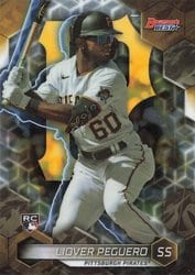 2023 Bowman's Best Base Set Liover Peguero #49 card
