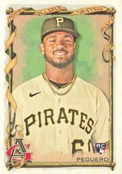 2023 Topps Allen & Ginter Base Set Liover Peguero #121 card
