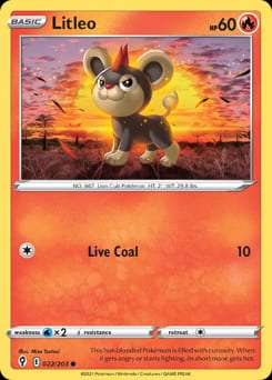 Evolving Skies Litleo #22 card