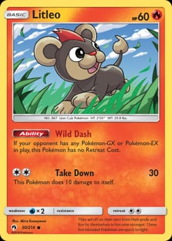 Lost Thunder Litleo #50 card