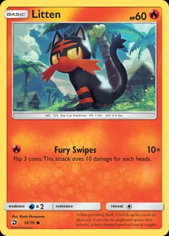 Dragon Majesty Litten #12 card