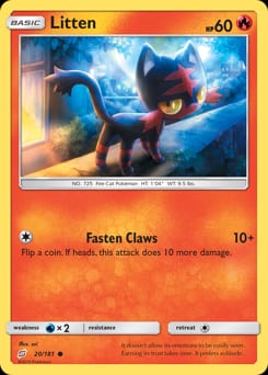 2019 Team Up Litten #20 card