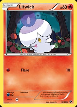 Next Destinies Litwick #18 card