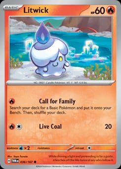 Twilight Masquerade Litwick #36 card