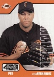 2002 Upper Deck 40-Man Base Set Livan Hernandez #767 card