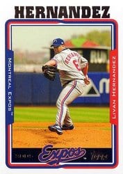 2005 Topps Base Set Livan Hernandez #36 card