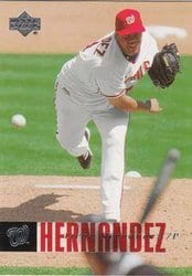 2006 Upper Deck Base Set Livan Hernandez #493 card