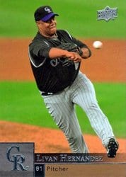 2009 Upper Deck Base Set Livan Hernandez #235 card