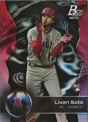2023 Bowman Platinum Base Set Livan Soto #22 card