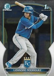 2023 Bowman Chrome Prospects Lizandro Rodriguez #BCP-47 card