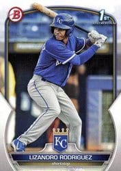 2023 Bowman Prospects Lizandro Rodriguez #BP-47 card