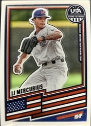 2026 Panini Stars & Stripes Prizm Base Set LJ Mercurius #8 card