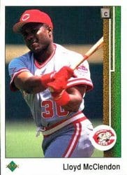 1989 Upper Deck Base Set Lloyd McClendon #446 card