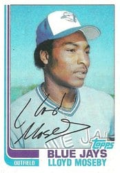 1982 Topps Base Set Lloyd Moseby #223 card