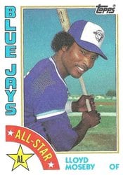 1984 Topps Base Set Lloyd Moseby #403 card