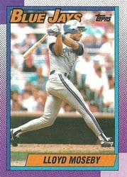 1990 Topps Base Set Lloyd Moseby #779 card