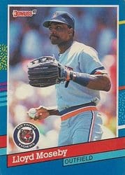 1991 Donruss Base Set Lloyd Moseby #188 card