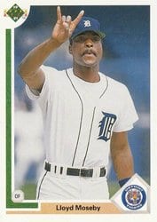 1991 Upper Deck Base Set Lloyd Moseby #559 card