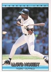 1992 Donruss Base Set Lloyd Moseby #443 card