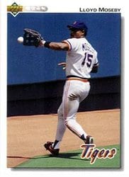 1992 Upper Deck Base Set Lloyd Moseby #468 card