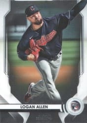 2020 Bowman Sterling Base Set Logan Allen #BSR-92 card