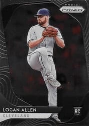 2020 Panini Prizm Base Set Logan Allen #70 card
