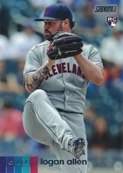 2020 Stadium Club Base Set Logan Allen #271 card