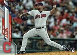2020 Topps Base Set Logan Allen #228 card