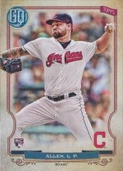 2020 Topps Gypsy Queen Base Set Logan Allen #123 card