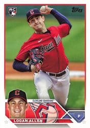 2023 Topps Update Base Set Logan Allen #US233 card