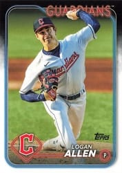 2024 Topps Base Set Logan Allen #339 card