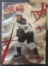 Logan Cooley 2023-24 SkyBox E-X 2000 Double Helix card