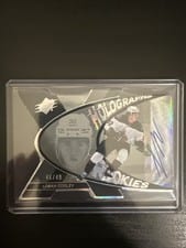 Logan Cooley 2023-24 SPx Autograph Holograph Rookies card